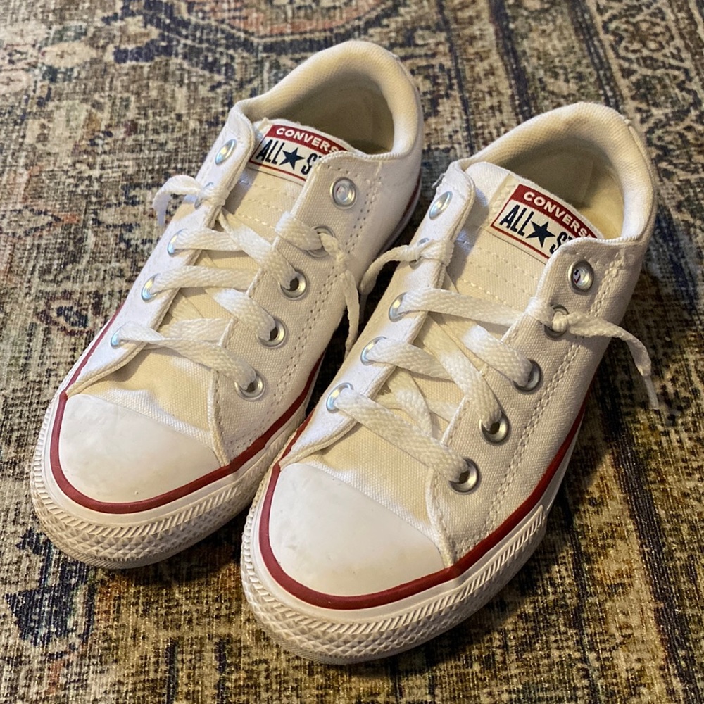 Kids Converse Chuck Taylor All Star GS Sneaker White size 13